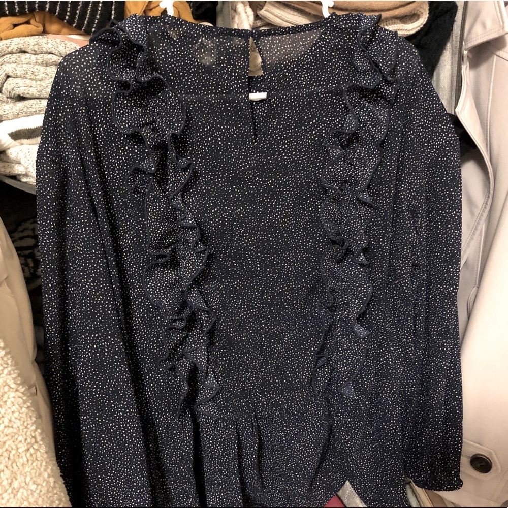 H&M dotted blouse